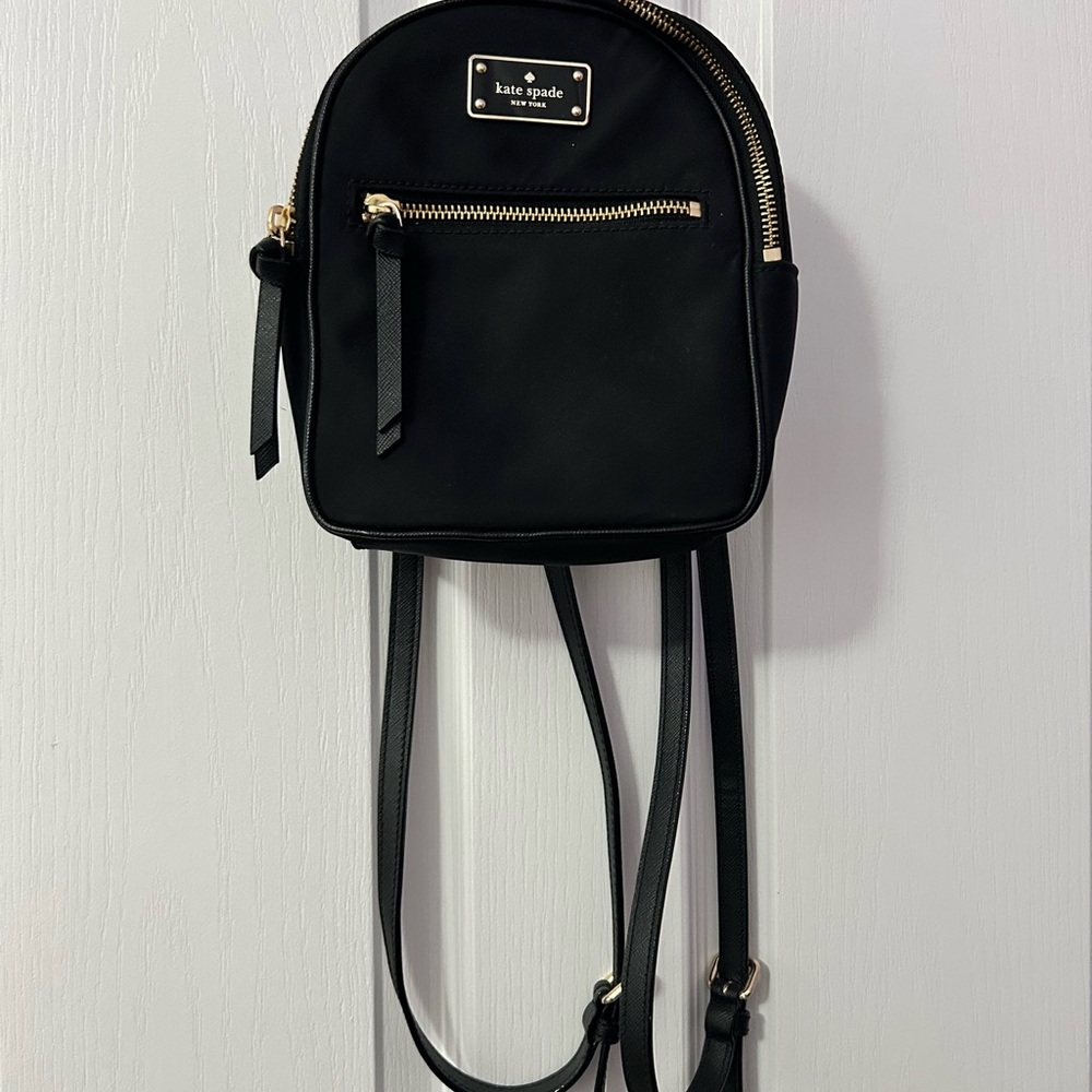 Kate Spade Black Backpack